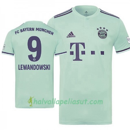 Jalkapallo Pelipaidat FC Bayern München Lewandowski 9 Vieraspaita 2018-2019 Lyhythihainen